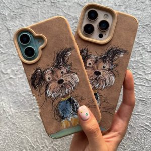 قاب مخملی سگ اسکیچ Sketch Doggy آیفون