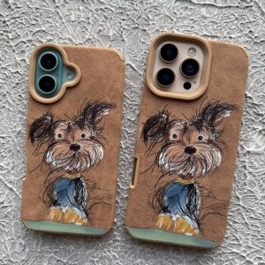 قاب مخملی سگ اسکیچ Sketch Doggy آیفون