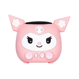 اسپیکر بلوتوثی کرومی قابل حمل مدل N107 رنگ مشکی و صورتی