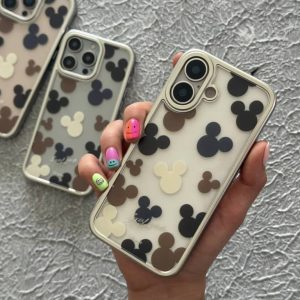 قاب شفاف میکی شلوغ Iphone