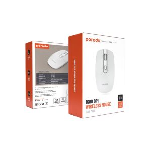 موس Porodo 1600DPI Wirless Mouse