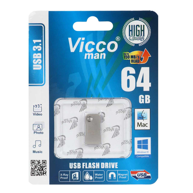 فلش مموری ویکومن مدل VC380 USB3ظرفیت 64 گیگابایت