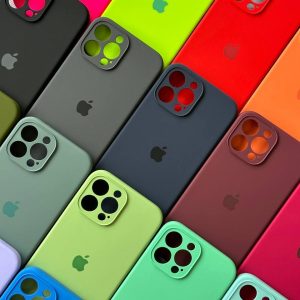 قاب سیلیکون لنزدار آیفون سری 14 و 15 و 16