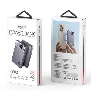 پاوربانک یسیدو مدل yp61 ظرفیت 10000 میلی آمپرساعت