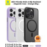 قاب بلو Blueo Skin Friendly Stain & Slip Resistant Magnetic Case-Orange Ring با مگ سیف
