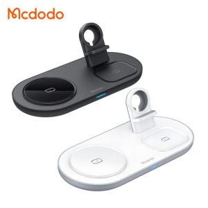شارژر وایرلس 3 کاره مک دودو مدل MCDODO CH-706 بهمراه کابل شارژ