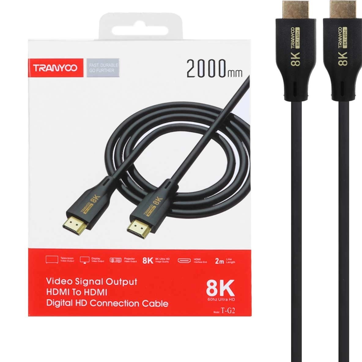 کابل HDMI ترانیو TRANYOO مدل G2