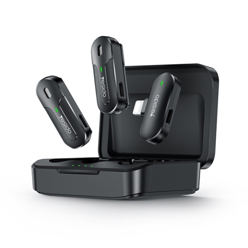 میکروفون یقه ای دوکاربره لایتنینگ یسیدو YESIDO KR16