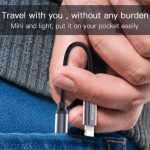 مبدل Aux لایتنینگ یسیدو YESIDO YAU21 طول 5.5 سانتیمتر